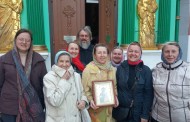 Молебен в Иверской часовне