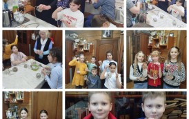 В Воскресной школе на уроке творчества