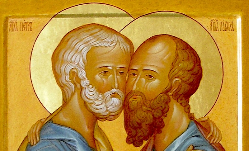 12 июля - день памяти Свв. первоверховных апостолов Петра и Павла