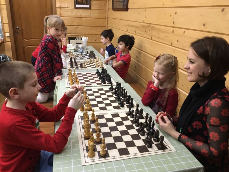 Шахматный клуб в Воскресной школе 