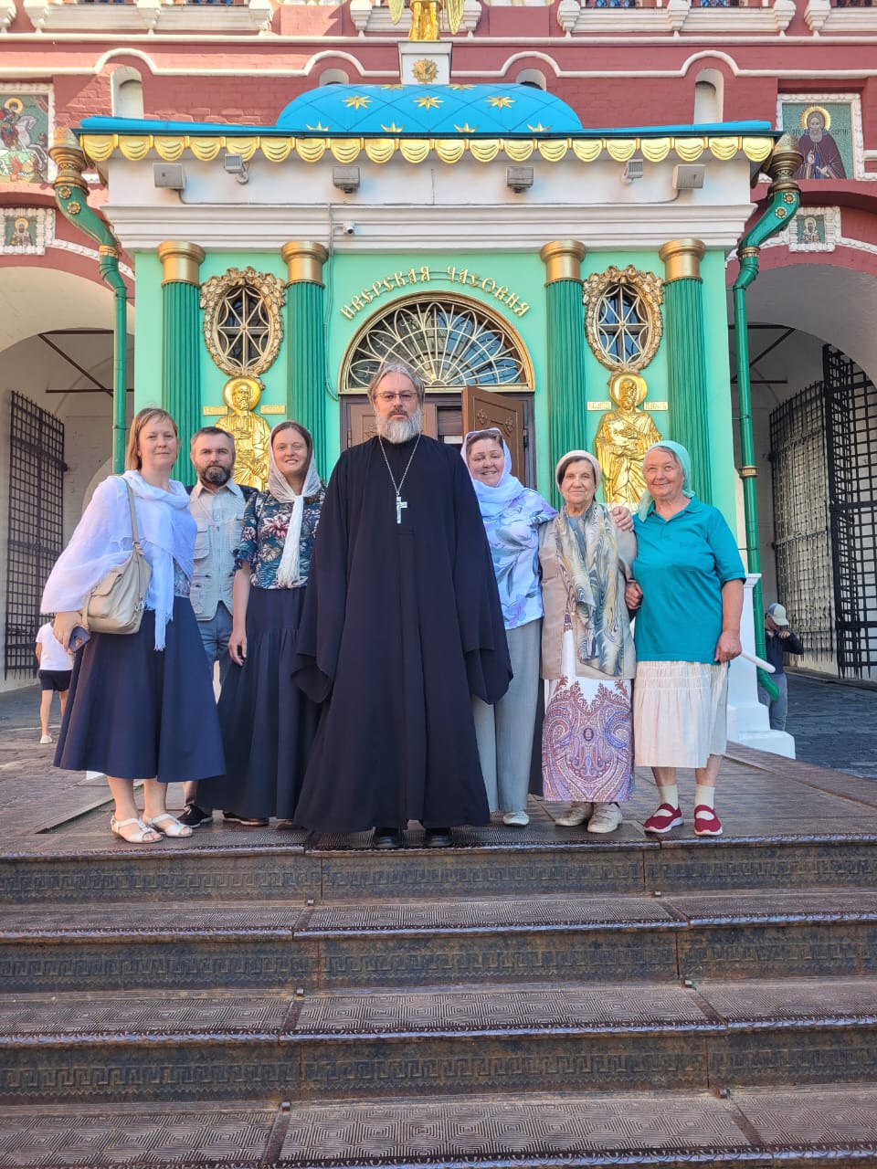 Молебен в Иверской часовне