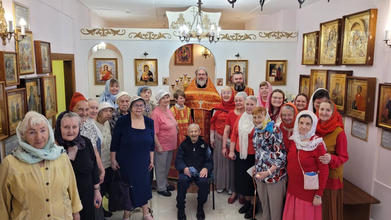В Социальном жилом доме «Марьино» прошел праздничный молебен