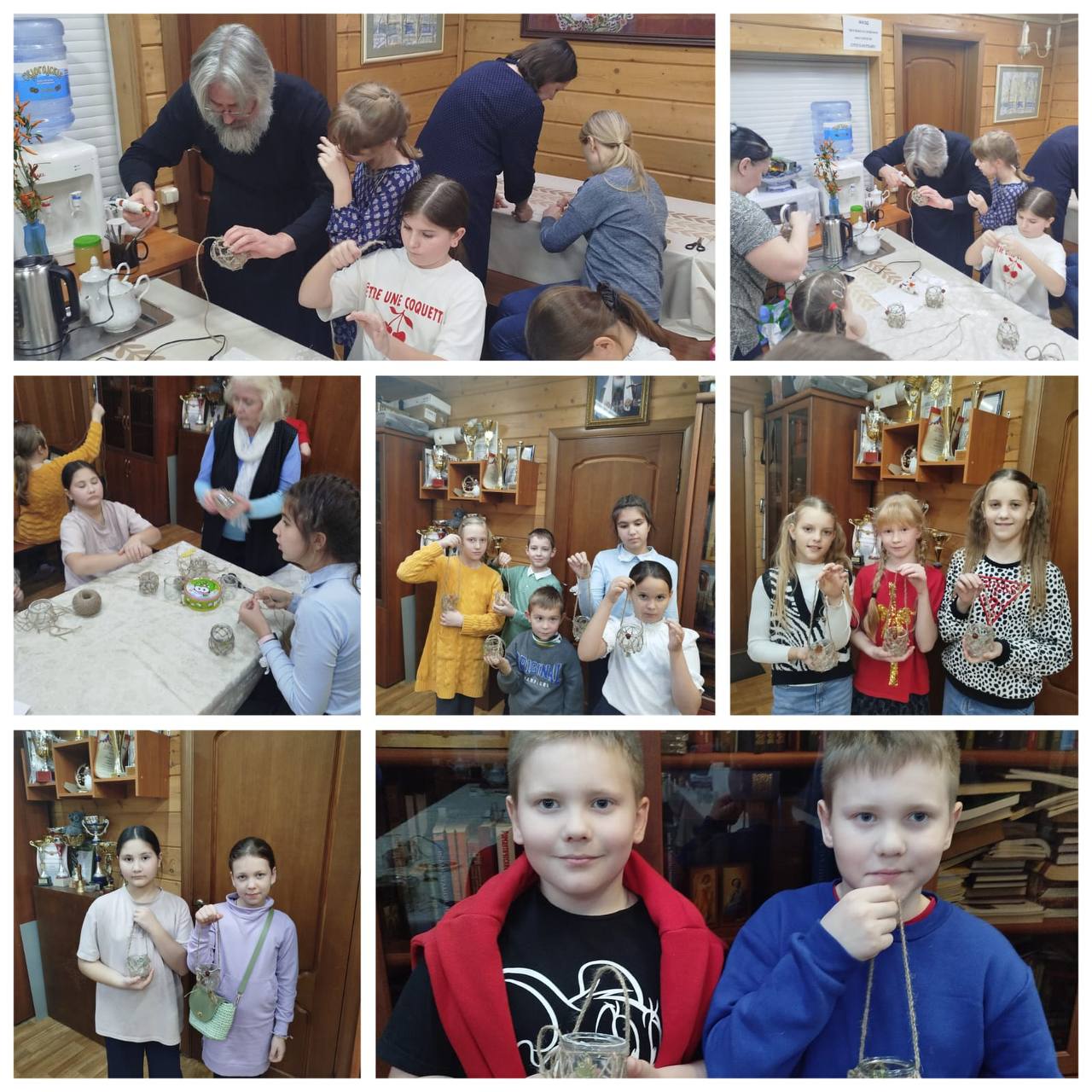 В Воскресной школе на уроке творчества